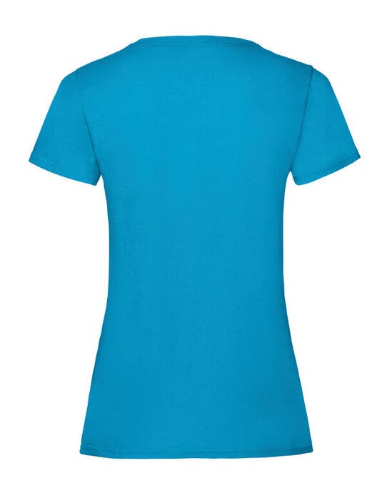 Fruit Of The Loom FOTL Ladies Valueweight T - Azure Blue