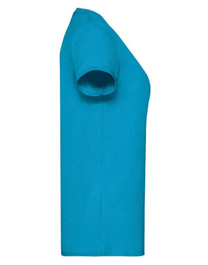 Fruit Of The Loom FOTL Ladies Valueweight T - Azure Blue