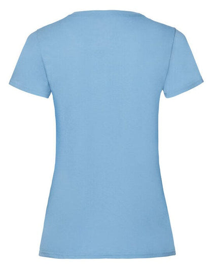 Fruit Of The Loom FOTL Ladies Valueweight T - Sky Blue