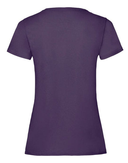 Fruit Of The Loom FOTL Ladies Valueweight T - Purple