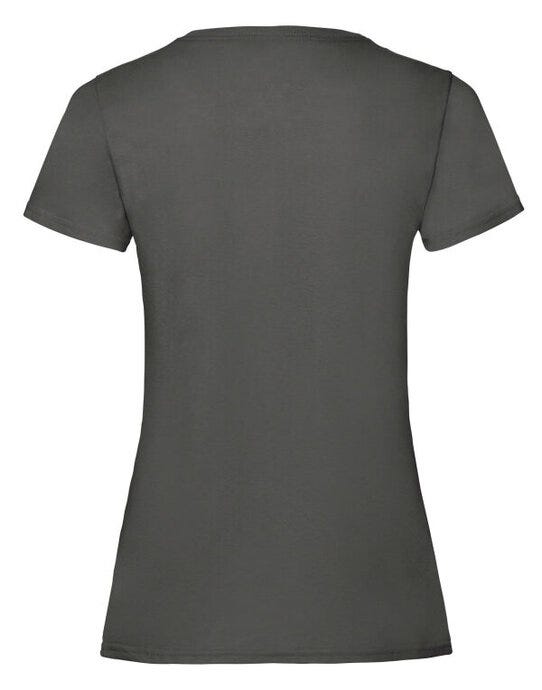 Fruit Of The Loom FOTL Ladies Valueweight T - Light Graphite