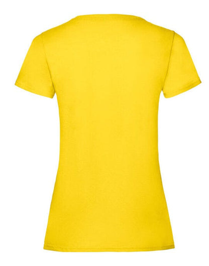 Fruit Of The Loom FOTL Ladies Valueweight T - Yellow