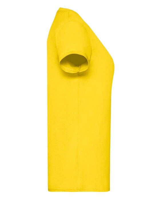 Fruit Of The Loom FOTL Ladies Valueweight T - Yellow