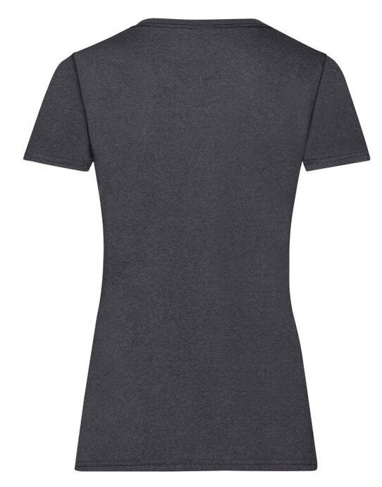 Fruit Of The Loom FOTL Ladies Valueweight T - Dark Heather
