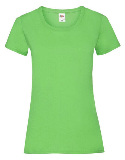 Fruit Of The Loom FOTL Ladies Valueweight T - Lime