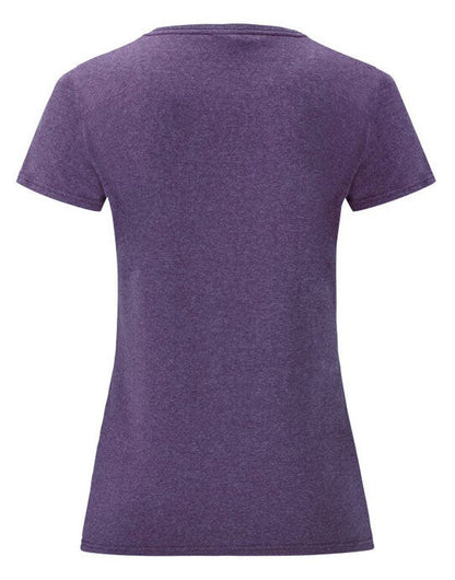 Fruit Of The Loom FOTL Ladies Valueweight T - Heather Purple