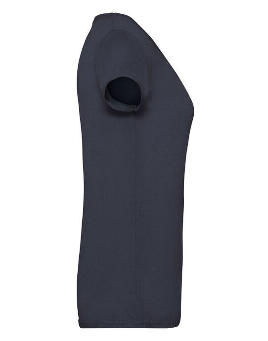 Fruit Of The Loom FOTL Ladies Valueweight V Neck T - Deep Navy