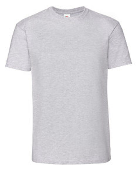 Fruit Of The Loom FOTL Mens Ringspun Premium T - Heather Grey