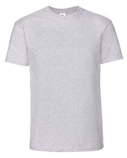 Fruit Of The Loom FOTL Mens Ringspun Premium T - Heather Grey