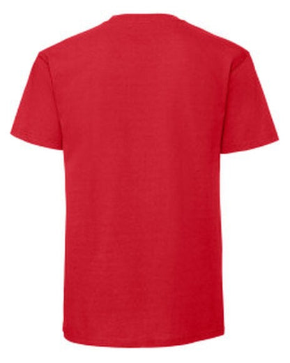 Fruit Of The Loom FOTL Mens Ringspun Premium T - Red