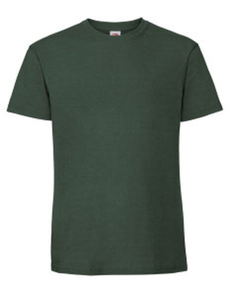 Fruit Of The Loom FOTL Mens Ringspun Premium T - Bottle Green