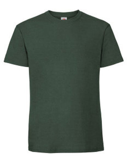 Fruit Of The Loom FOTL Mens Ringspun Premium T - Bottle Green