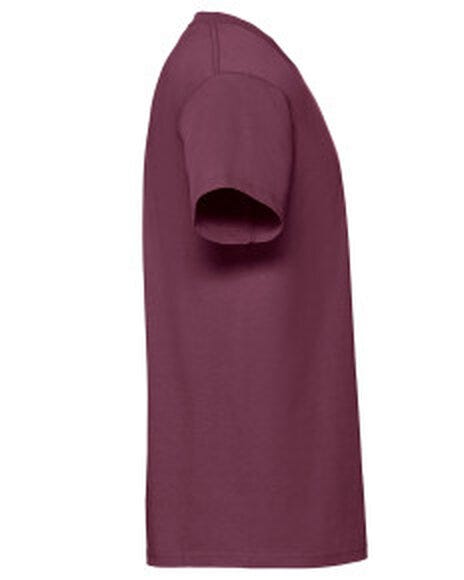 Fruit Of The Loom FOTL Mens Ringspun Premium T - Burgundy