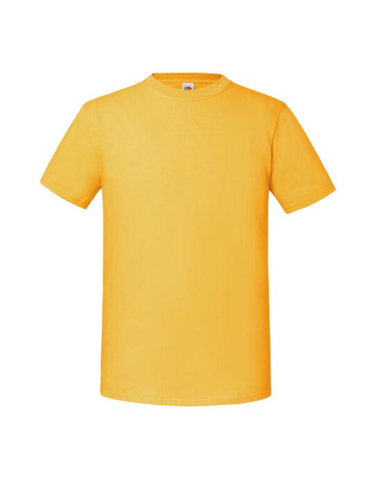Fruit Of The Loom FOTL Mens Ringspun Premium T - Sunflower