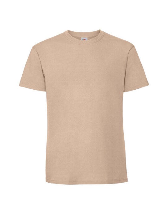 Fruit Of The Loom FOTL Mens Ringspun Premium T - Desert Sand