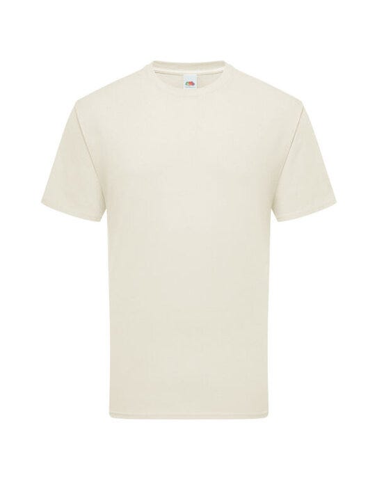 Fruit Of The Loom FOTL Mens Ringspun Premium T - Natural
