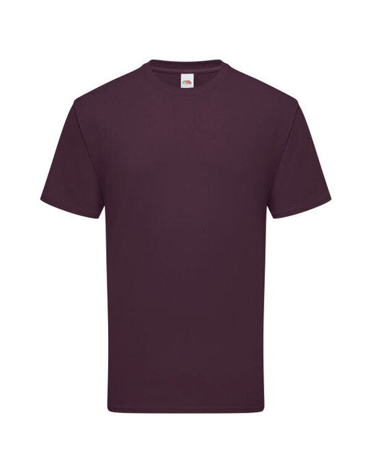 Fruit Of The Loom FOTL Mens Ringspun Premium T - Dark Plum