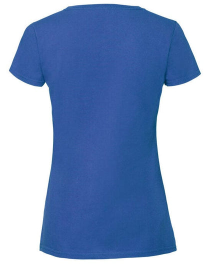 Fruit Of The Loom FOTL Ladies Ringspun Premium T - Royal
