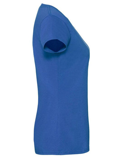 Fruit Of The Loom FOTL Ladies Ringspun Premium T - Royal