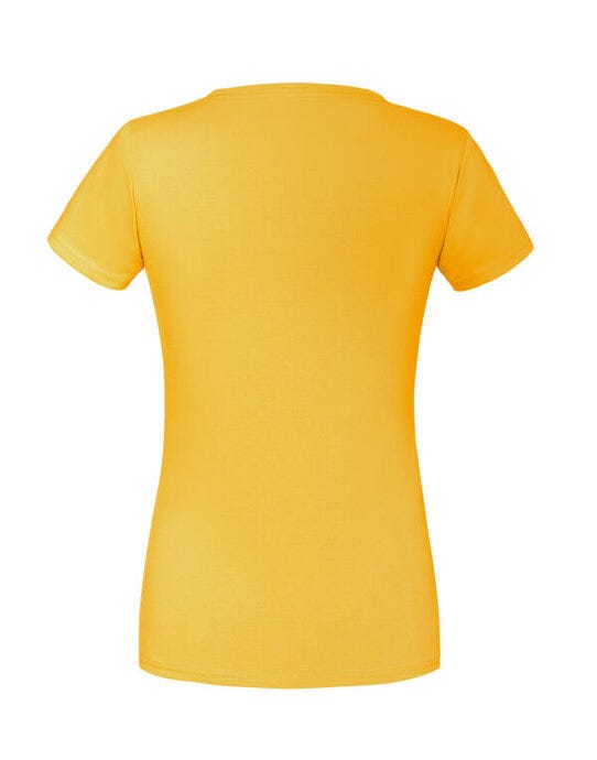Fruit Of The Loom FOTL Ladies Ringspun Premium T - Sunflower