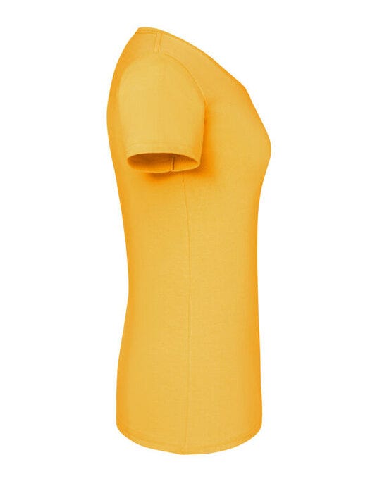 Fruit Of The Loom FOTL Ladies Ringspun Premium T - Sunflower