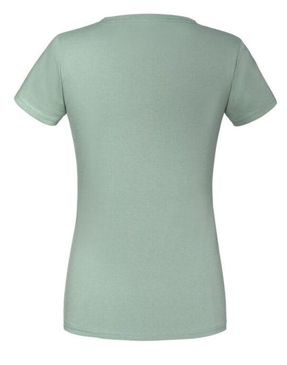 Fruit Of The Loom FOTL Ladies Ringspun Premium T - Sage