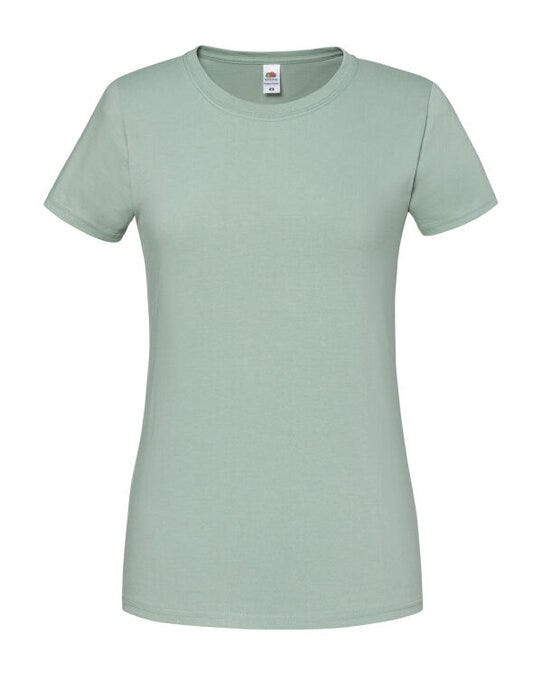 Fruit Of The Loom FOTL Ladies Ringspun Premium T - Sage