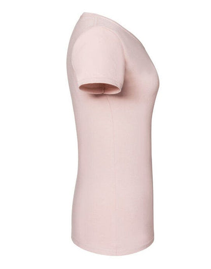 Fruit Of The Loom FOTL Ladies Ringspun Premium T - Powder Rose