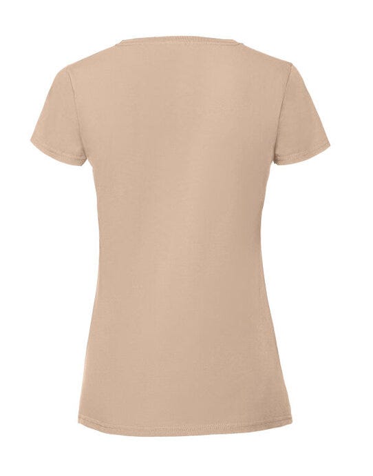 Fruit Of The Loom FOTL Ladies Ringspun Premium T - Desert Sand