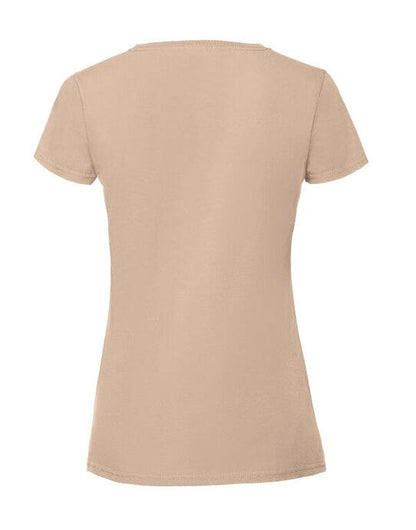 Fruit Of The Loom FOTL Ladies Ringspun Premium T - Desert Sand