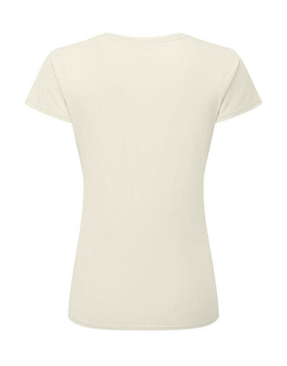 Fruit Of The Loom FOTL Ladies Ringspun Premium T - Natural