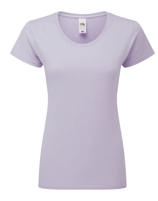Fruit Of The Loom FOTL Ladies Ringspun Premium T - Soft Lavender