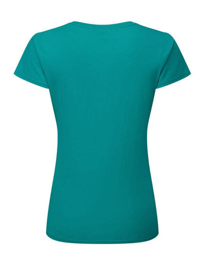 Fruit Of The Loom FOTL Ladies Ringspun Premium T - Ocean Teal