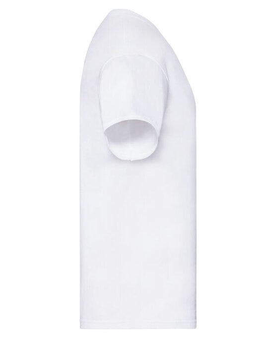 Fruit Of The Loom FOTL Mens Original V Neck T - White