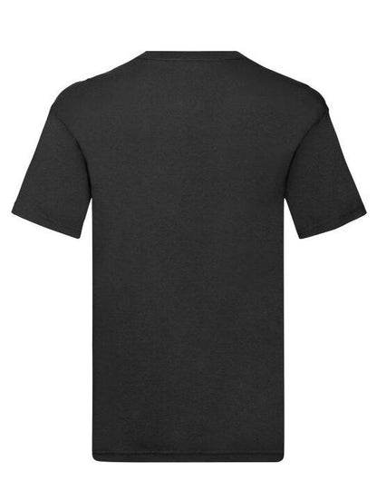Fruit Of The Loom FOTL Mens Original V Neck T - Black