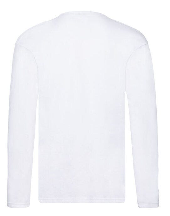 Fruit Of The Loom FOTL Mens Original Long Sleeve T - White