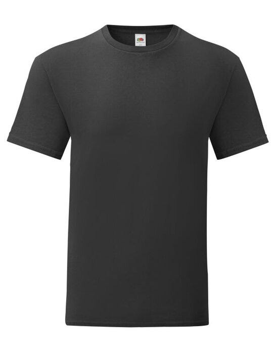Fruit Of The Loom FOTL Mens Iconic 150 T - Black