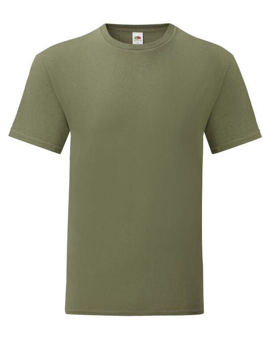 Fruit Of The Loom FOTL Mens Iconic 150 T - Classic Olive