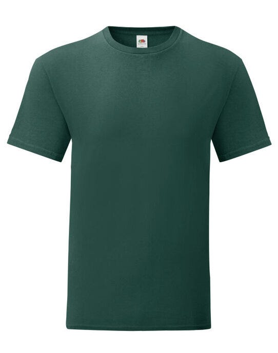 Fruit Of The Loom FOTL Mens Iconic 150 T - Forest Green