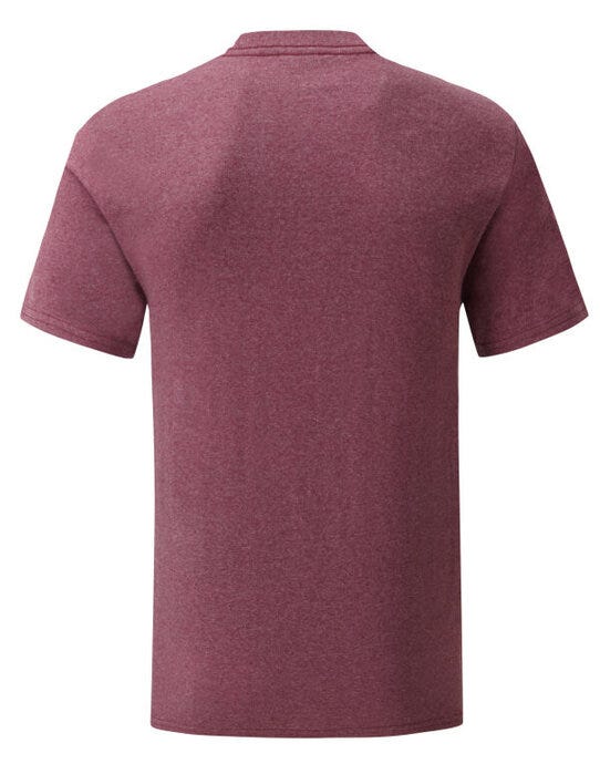 Fruit Of The Loom FOTL Mens Iconic 150 T - Heather Burgundy