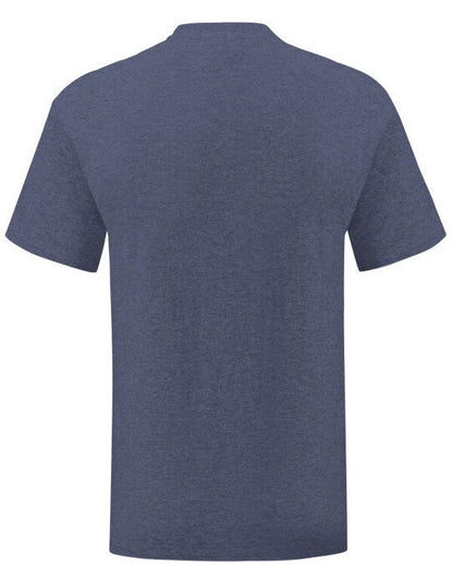 Fruit Of The Loom FOTL Mens Iconic 150 T - Vintage Heather Navy