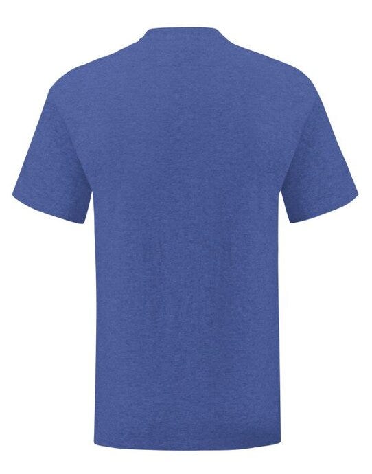 Fruit Of The Loom FOTL Mens Iconic 150 T - Retro Heather Royal