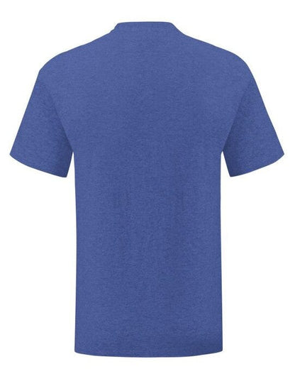Fruit Of The Loom FOTL Mens Iconic 150 T - Retro Heather Royal