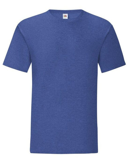 Fruit Of The Loom FOTL Mens Iconic 150 T - Retro Heather Royal
