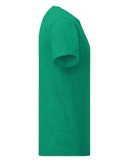 Fruit Of The Loom FOTL Mens Iconic 150 T - Retro Heather Green
