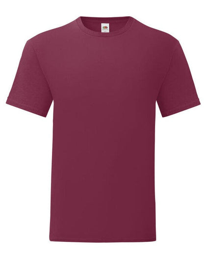 Fruit Of The Loom FOTL Mens Iconic 150 T - Burgundy