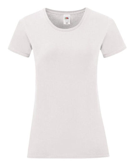 Fruit Of The Loom FOTL Ladies Iconic 150 T - White