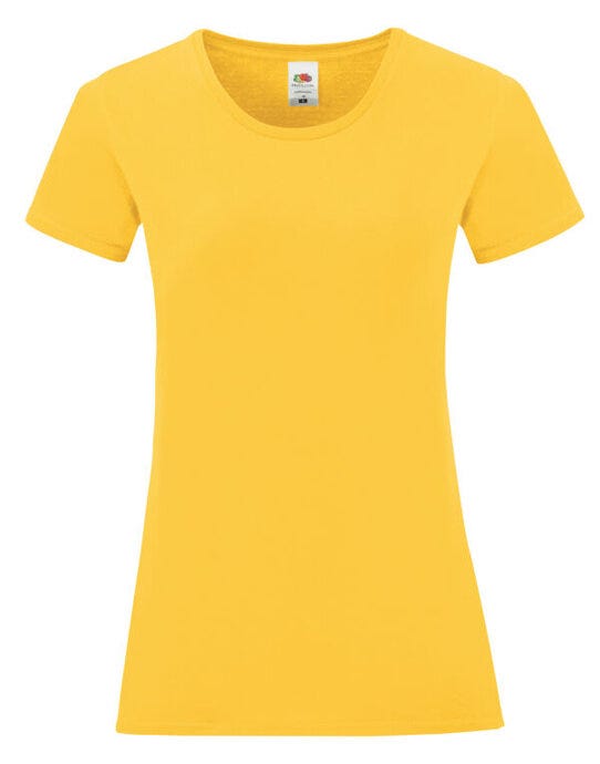 Fruit Of The Loom FOTL Ladies Iconic 150 T - Sunflower