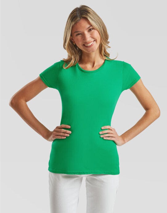 Fruit Of The Loom FOTL Ladies Iconic 150 T - Kelly Green