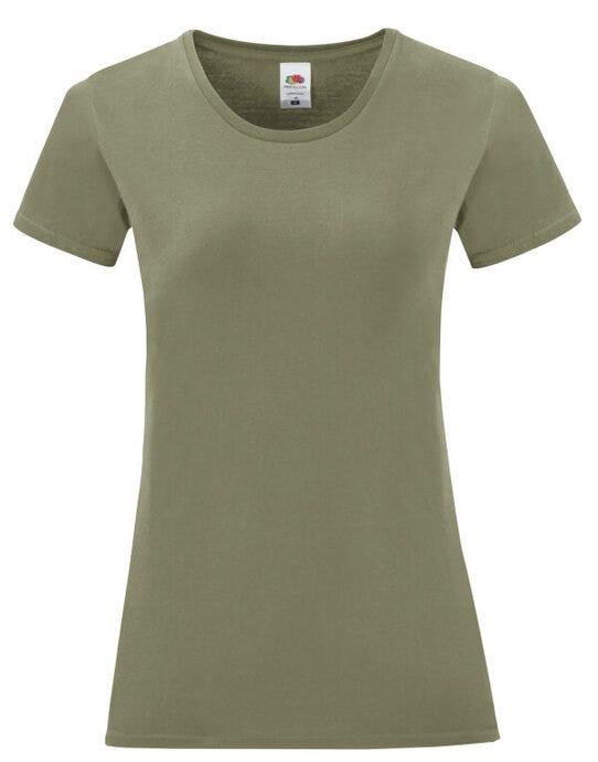 Fruit Of The Loom FOTL Ladies Iconic 150 T - Classic Olive